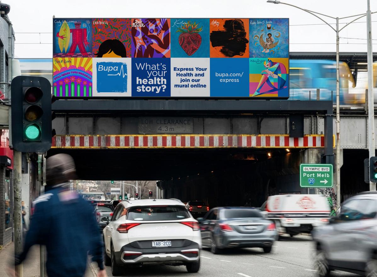 Express Your Health mural in Australia